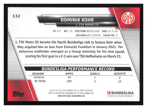 2021-22 Topps Bundesliga base cards Pick your Card(s) - Picture 257 of 391