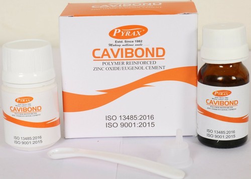 Lot De 10 Ciments Dentaires Cavibond IRM (ZOE), Renforcé Polymère - Neuf