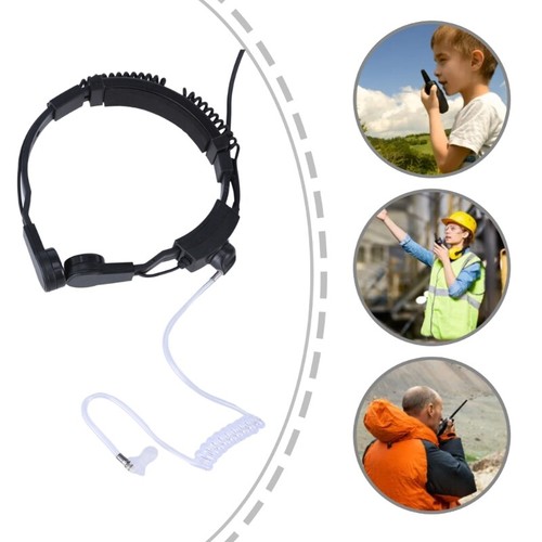 Throat Control Microphone Headset Headphone For P6600 MTP3150 Push to Talk - Zdjęcie 2 z 8