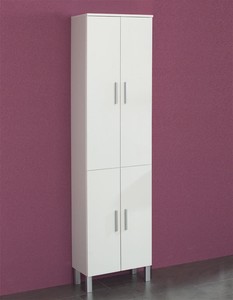 Badezimmer Hochschrank weiß Badschrank Badmöbel Badezimmerschrank ... Badezimmer Hochschrank weiß Badschrank Badmöbel Badezimmerschrank ...