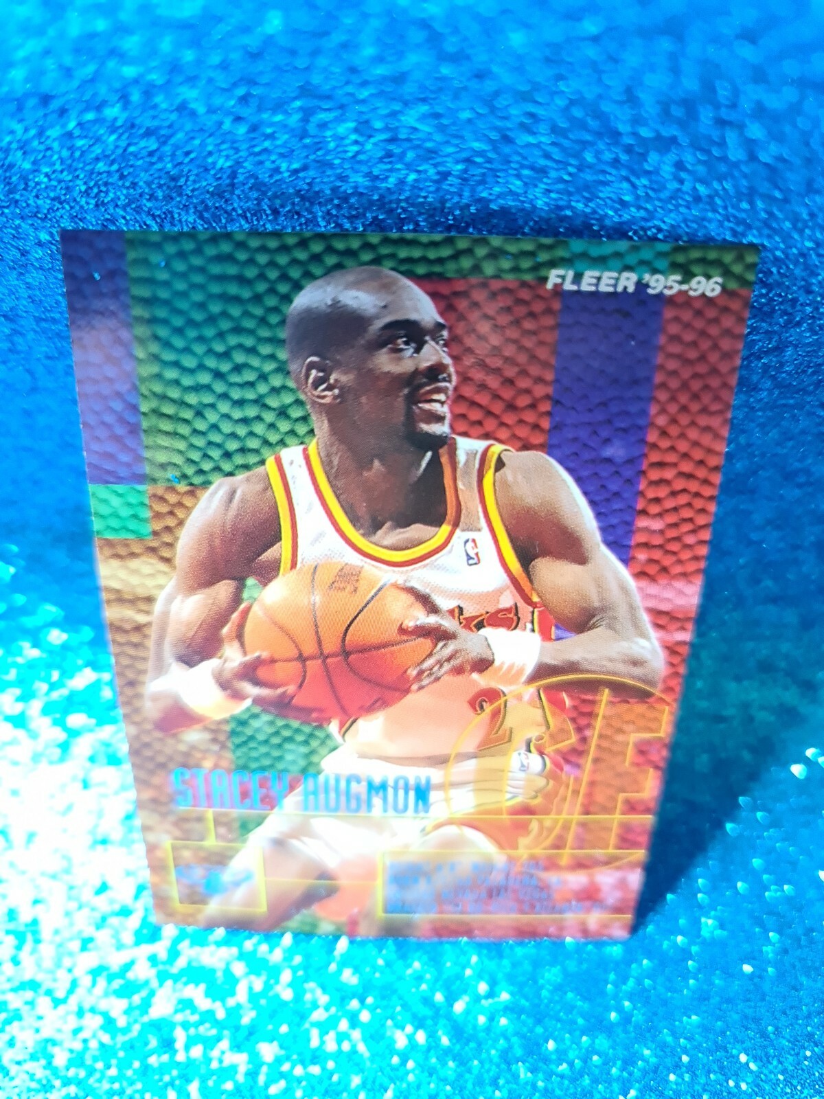 STACEY AUGMON🏆Fleer 95-96 #1 Basketball Card 🏆FREE POST