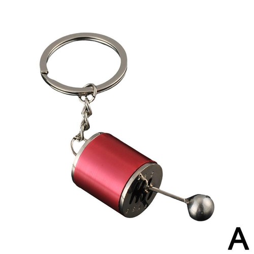 Gear Knob Gear 6 Speed Shift-Gear Box Metal Gear Stick Keyring Keychai RBY D0P1 - Bild 18 von 19
