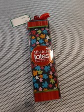 NEW Isotoner "Mistle Totes" Christmas Snowflakes Travel Full Size Umbrella