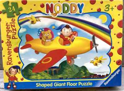 Seltenes NODDY riesiges geformtes Bodenpuzzle 24 Teile Ravensburger 69 x 49 cm BBC 2006