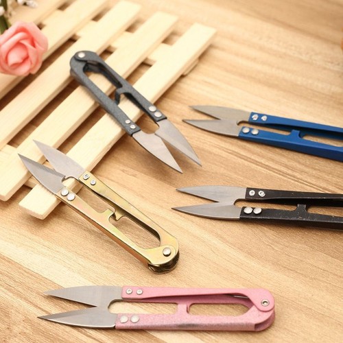 Embroidery Craft Scissor Multicolor Trimming Sewing Nippers U Shape Clippers 1Pc - Picture 2 of 12