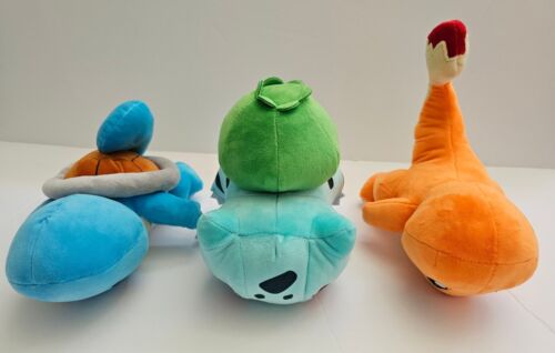 Menge 3 Pokemon Plüschtiere Charmander, Squirtle, Bulbasaur Neu ohne Etikett 9" - Bild 2 von 21