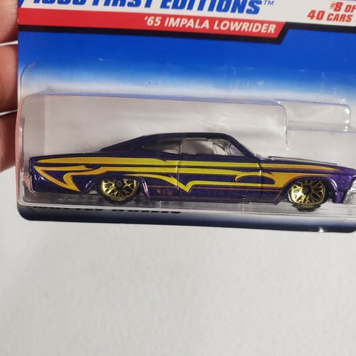 1998 Hot Wheels First Editions '65 Impala Lowrider #8 of 40 - Picture 2 of 3