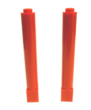 2 x LEGO® 43888 City,Basicsteine Säule rot COLUMN 1x1x6 Neuware.