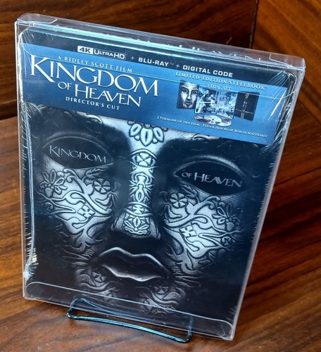Kingdom of Heaven Steelbook (4K+Blu-ray)-NEW-w/PROTECTIVE SLEEVE-Free Box S&H - Picture 1 of 8
