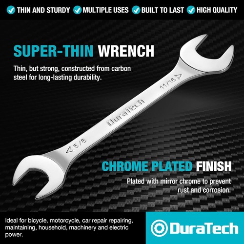 Superthin Open End Wrench Sae 5/8inchx11/16inch - Picture 3 of 3