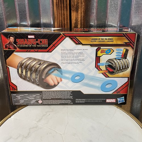 MARVEL Shang-Chi And The Legend Of The Ten Rings Wrist BLASTER (5 Rings) Toy NEW - Afbeelding 16 van 16