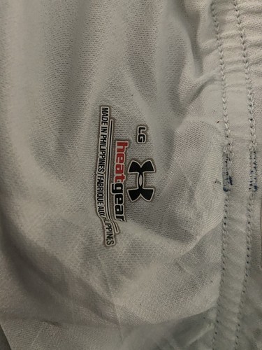 Women’s Under Armour Loose Blue Heat Gear Shorts Size Lg - Picture 4 of 5