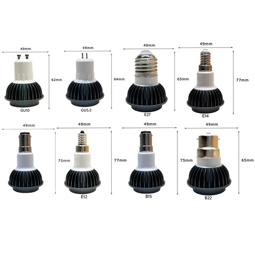 Dimmable Led Spotlight 5W Lights Lamp Ceiling Halogen Light Bulb Downlight Home - Picture 2 of 14