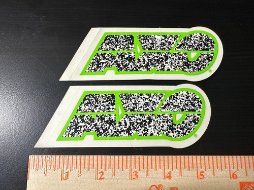 Lot of 2 True Vintage Original AXO Racing Sticker Motocross Classic Decal MX SX - Picture 1 of 2