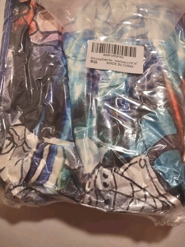 My Hero Academia Anime Fleece Blanket 50x40 Vacuum Sealed Multiple Character New - Picture 7 of 9