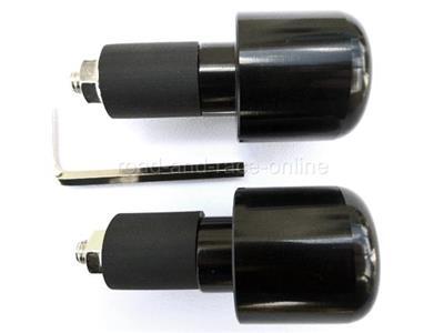 Suzuki Black Bar Ends Bar End Weights Suit Most Bandit Models With Hollow Bar Ex - Picture 7 of 9