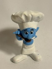 2011 Mcdonalds Happy Meal original Smurf Chef Loose Figure original