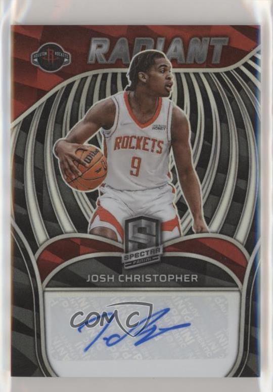 2021-22 Panini Spectra Radiant Signatures 73/99 Josh Christopher Rookie Auto RC