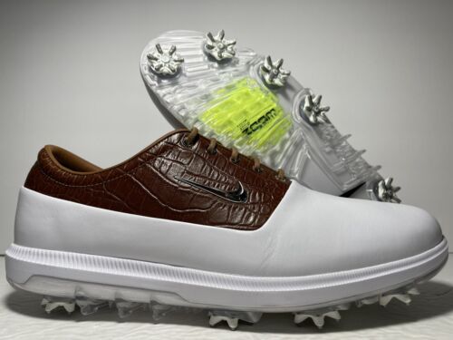 Nike Air Zoom Victory Tour Golf Shoes Cleats White Tan Aq1478-101 Size 8.5 New