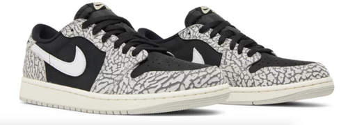 Herren Nike Air Jordan 1 Low OG "Black Cement" Schuhe # CZ0790 001 - Größe 11,5 - Neu - Bild 2 von 5