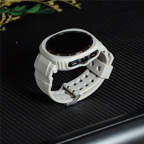 For Samsung Galaxy Watch Ultra 47mm One-piece Strap Silicone TPU Sport Band - Picture 43 of 46