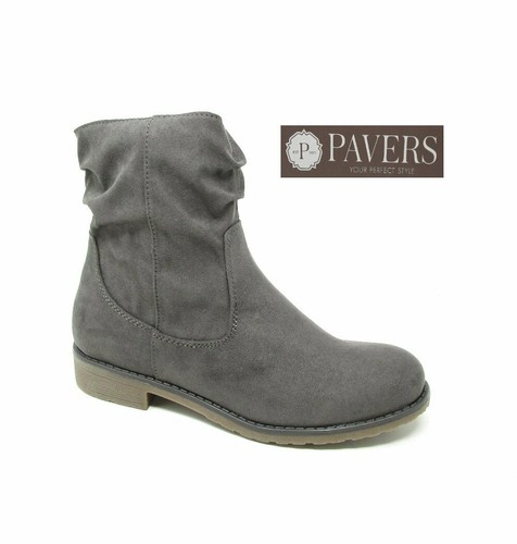 pavers flat ankle boots