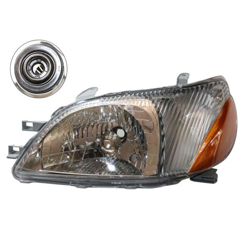 Pair For 2000 2001 2002 Toyota Echo Headlights Headlamps Assembly Left & Right - Picture 9 of 23