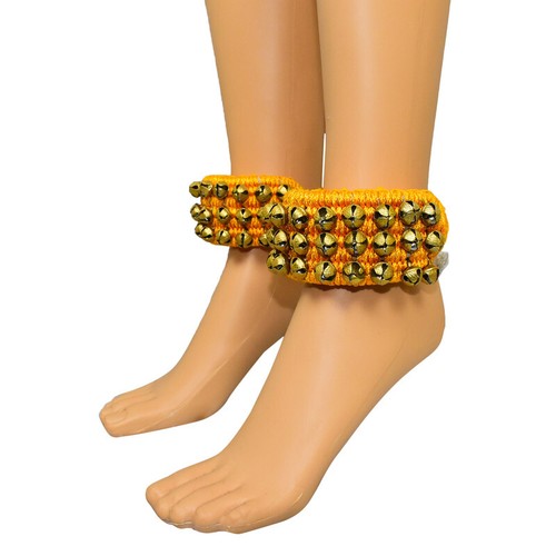 Kathak Ghungroo Musical Brass 3 Line Bell Belly Dance Perfect Gift Sister Mother - Picture 4 of 5