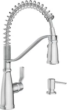 Moen Nolia 87886 Pre-Rinse Spring Pullout Kitchen Faucet w/SOAP - Chrome