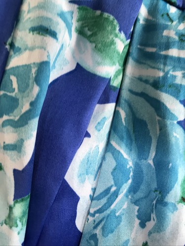 Review Dress Size 8 Work Party Designer Dress Blue Fit And Flare Sleveless Blue - Picture 4 of 4