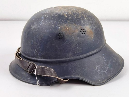 Stahlhelm Luftschutz. Originallack, ungereinigt, - Bild 2 von 11