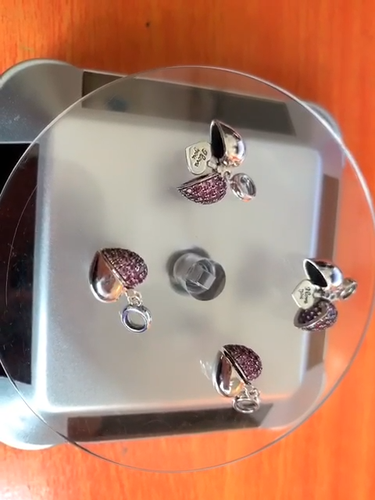 Silver Heart Jewellery Locket Charm Pendant for Bracelets and Necklaces - Video 1 of 1