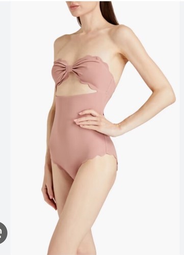 MARYSIA Swimsuit Antibes Maillot Size Medium Light Pink Women One Piece NWT - Picture 2 of 13