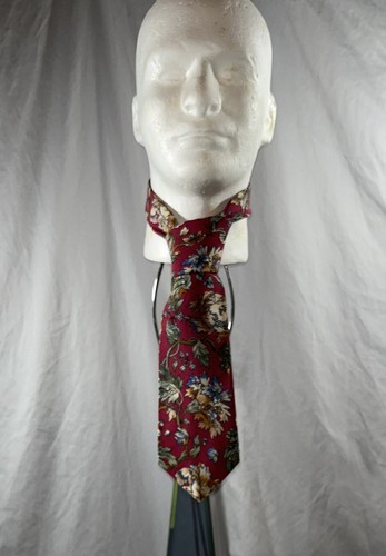 Polio by RalphLauren 100%Silk Tie Vintage Floral Design MultiColor 54"X3.1/2"(#2 - Picture 2 of 19