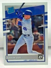 Gavin Lux 2020 Panini Donruss Optic Baseball RC Rated Rookie #44 - La Dodgers