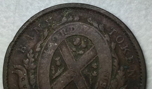 1837 Quebec Bank Lower Canada HALF PENNY TOKEN - Picture 3 of 6