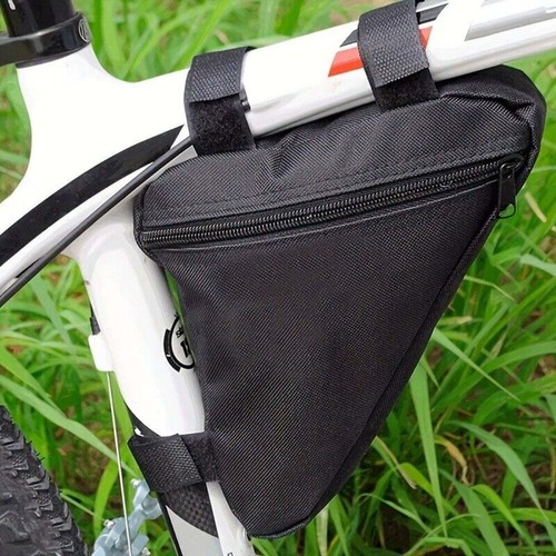 Triángulo de bicicleta marco bolsa bicicleta triángulo tubo superior bolsa frontal sillín bolsa - Imagen 8 de 46