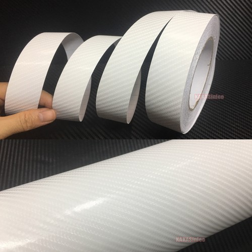 Tiras de vinilo de fibra de carbono con textura de liberación de aire 4D película adhesiva AB - Imagen 31 de 34