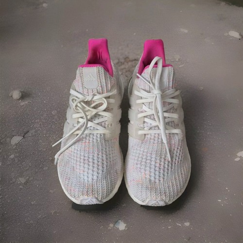 Adidas Ultraboost 4.0 DNA Athletic Running Shoes Cloud White Pink Womens Size 10 - Picture 3 of 8