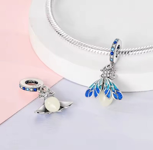 Charms Anhänger Silber 925 für Pandora Armband Schmetterling|Pfote|Meer| Glow - Bild 8 von 21