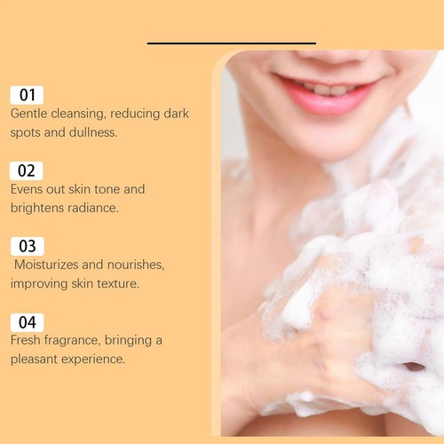 100g Turmeric Soap Bar for Face and Body, Deep Cleansing Handmade Soap Gentle - Picture 8 of 12