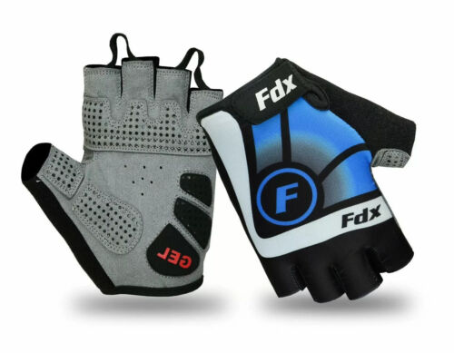 Men Cycling Gloves Bike Half Finger Bicycle Padded Fingerless fdx clearance sale - Picture 16 of 17
