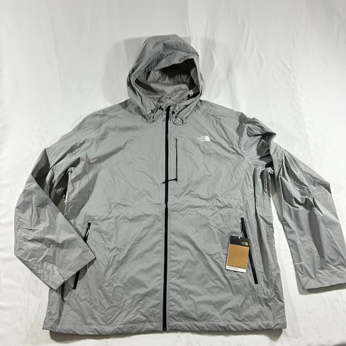 Men's The North Face BIG Alta Vista Waterproof 3XL Rain JACKET Meld Grey Z55