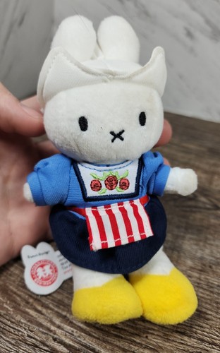 ☆ ~Nijntje Miffy Bunny Rabbit Dutch Girl Plush Amsterdam Farmers Wife Dutch~ ☆ - Picture 1 of 7