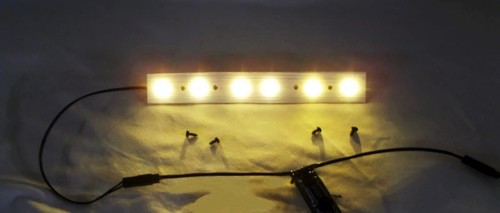 6 WARM WHITE LED LIGHTS 7/21V DC LGB SMALL PASSENGER G SCALE TRAIN CARS - Picture 2 of 4
