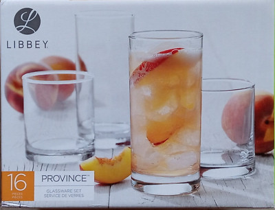 Libbey Province Glas Gläser Trinkglas Trink Gläserset Trinkgläser Set 16-teilig