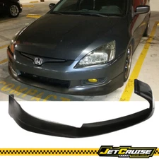 Fits 03-05 Honda Accord Couple HF-P Style Front Bumper Lip Spoiler Bodykit PU