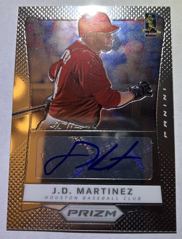 2013 Panini Prizm JD Martinez AUTO #JD  NM-MINT PLUS -Ranger-