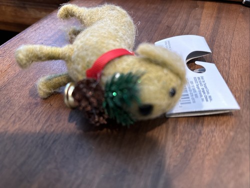Wondershop Target Yellow Lab Felt Wool Christmas Dog Ornament 2022 NWT - Picture 3 of 4