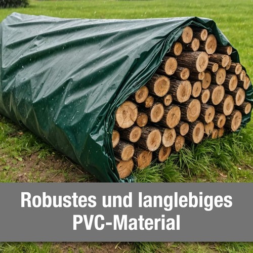 PVC LKW Plane Abdeckplane Meterware ohne Ösen (500 g/m²) 3m breit leicht robust - Bild 7 von 15